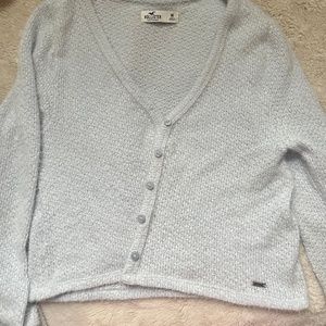 Hollister cardigan size M baby blue colour
